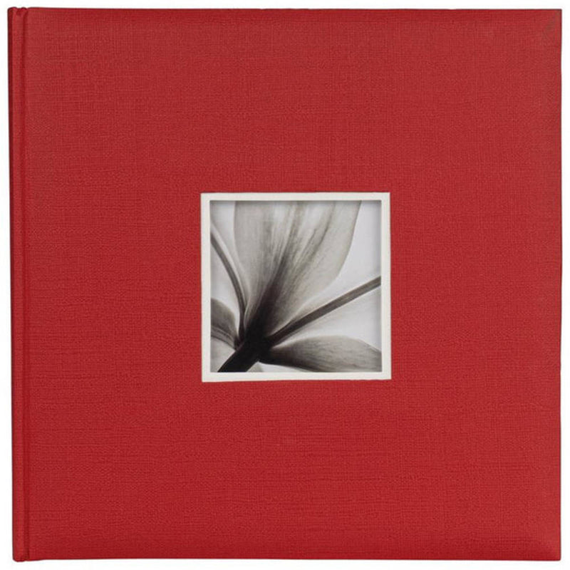 Unitex Traditional Bookbound Photo Album | Red | 40 Pages Image 1