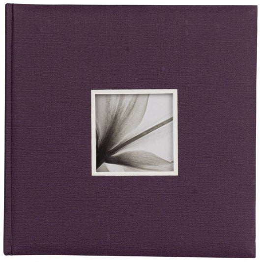 Unitex Traditional Bookbound Photo Album | Purple | 40 Pages Image 1