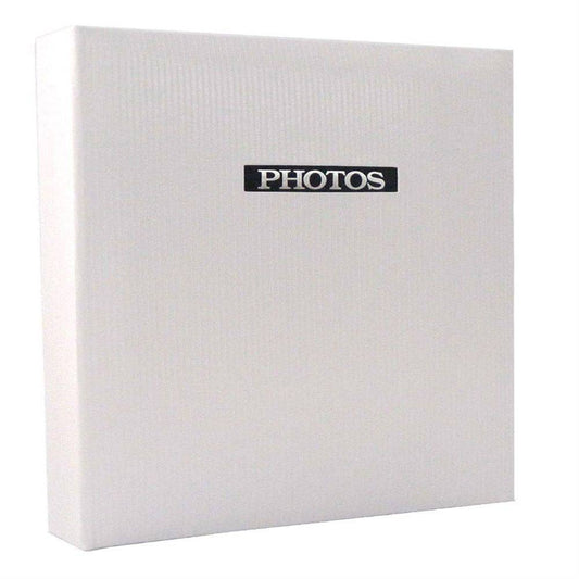 Elegance White Traditional Photo Album - 50 Sides Overall Size 12.5x11.5"