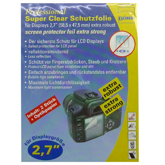 Dorr Professional Super Clear Display Protector Foil 2.7"