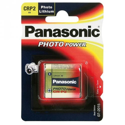 Panasonic CR-P2 6V Lithium Battery | 223 | 223A | CRP2 | DL223A | EL223A