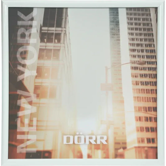 New York Square 5x5 Photo Frame - White