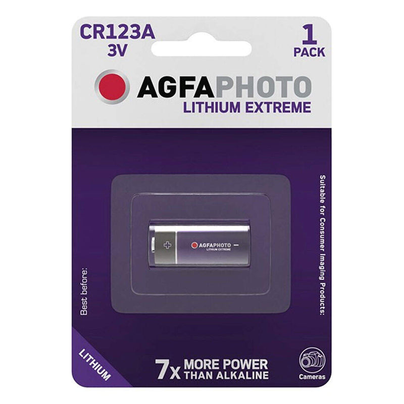 Agfaphoto CR123A 3V Lithium Battery CR123 Image 1