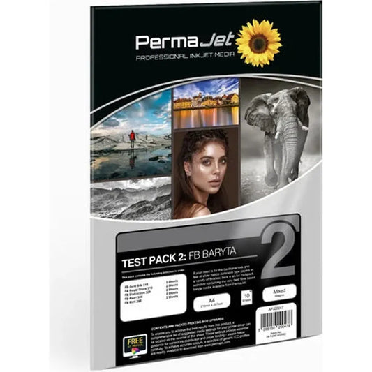 PermaJet A4 FB Baryta Paper Test Pack 2