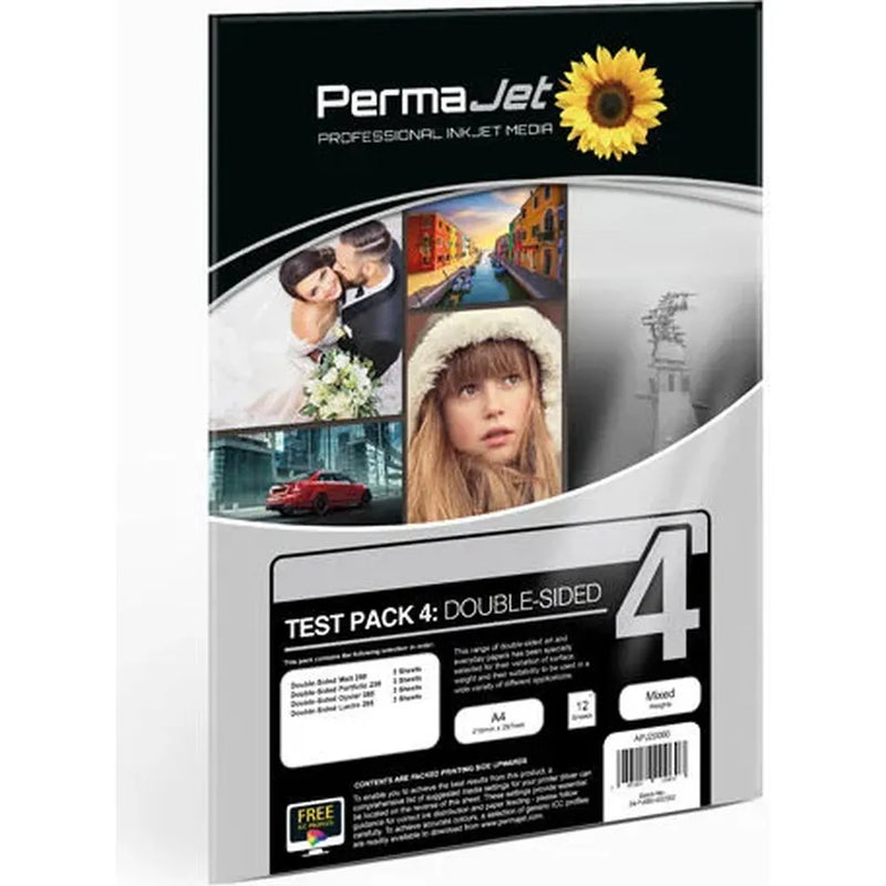 PermaJet A4 Double Sided Paper Test Pack 4