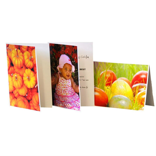 Permajet Greeting Cards and Envelopes, Gloss, A6, 300gsm, 50 Pack Image 1