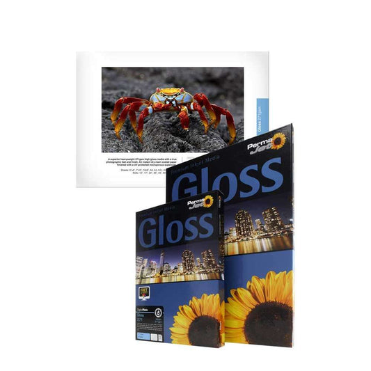 Permajet Gloss 271 Glossy Photo Paper 10x8 - 25 Sheets Image 1