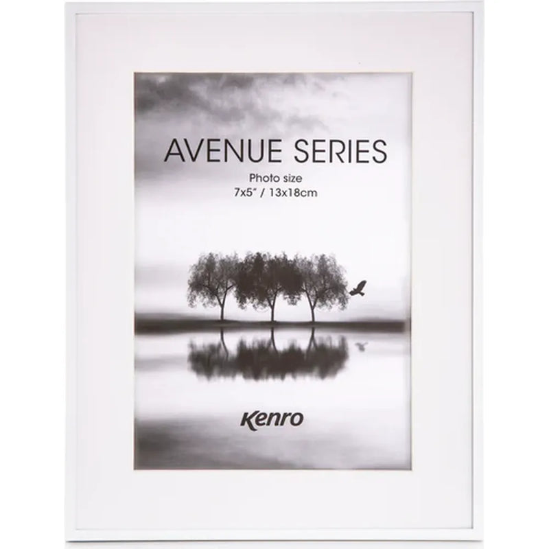 Kenro Avenue Photo Frame - White