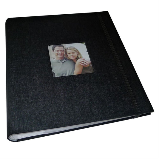 Aztec Black Slip In 7x5 Photo Album - 200 Photos