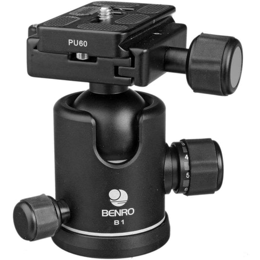 Benro B1 Double Action Tripod Ballhead, Max 14kg Image 1