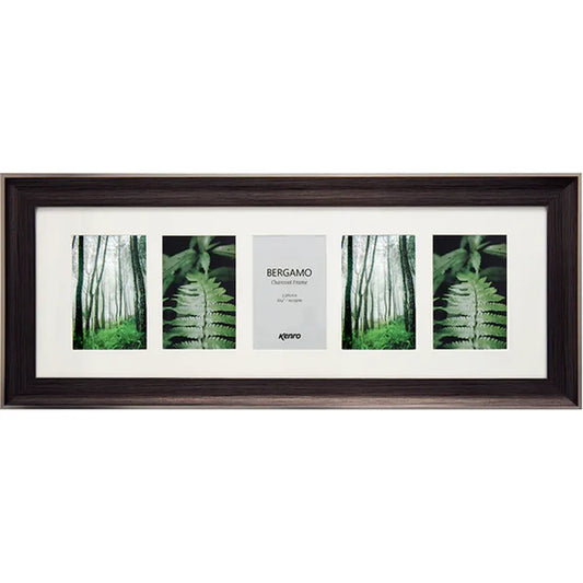 Kenro Bergamo Charcoal 6x4 Multi Photo Frame