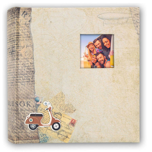 Bogota 7.5x5 Brown Photo Album | 200 Photos | Overall Size 11x9.5 Inches