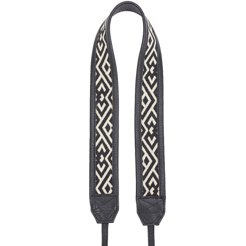 Bronkey Jaipur #102 fabric and Leather neck camera Strap Image 1