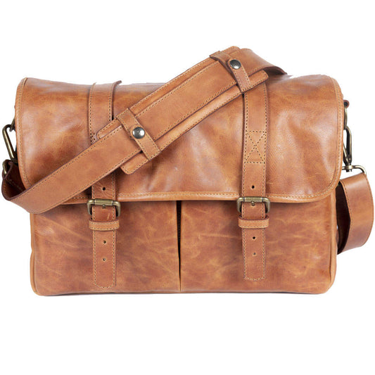 Bronkey Roma Leather Camera Bag - Tanned Brown Leather Image 1