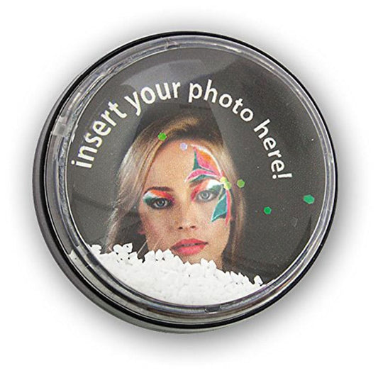 Mini Snow Globe Magnet - Black Image 1