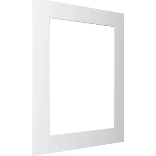 Kenro White Bevel Mount for 10x7" Photo - 12x10" Outer Size