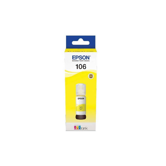 Ecotank Printer Ink 106 Yellow Image 1