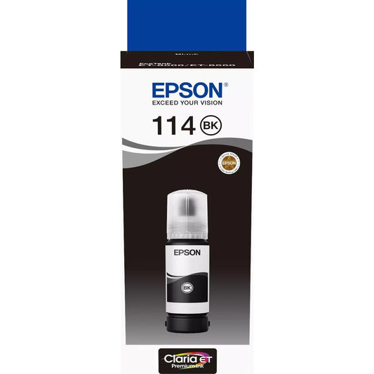 Epson Claria 114 EcoTank Premium Ink Pigment Black Image 1