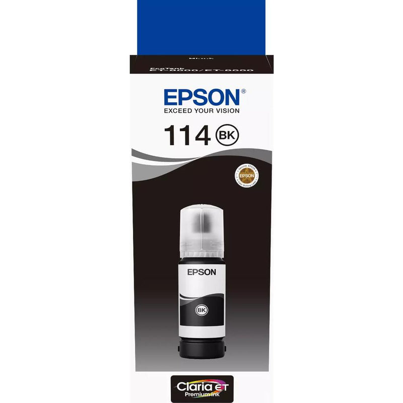 Epson Claria 114 EcoTank Premium Ink Pigment Black Image 1