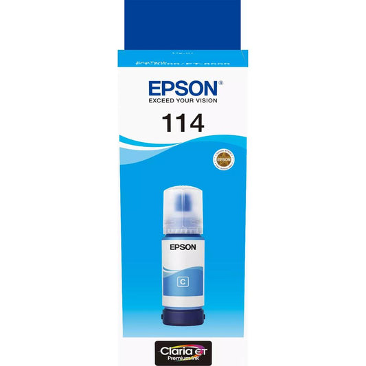 Epson Claria 114 EcoTank Premium Ink Cyan Image 1