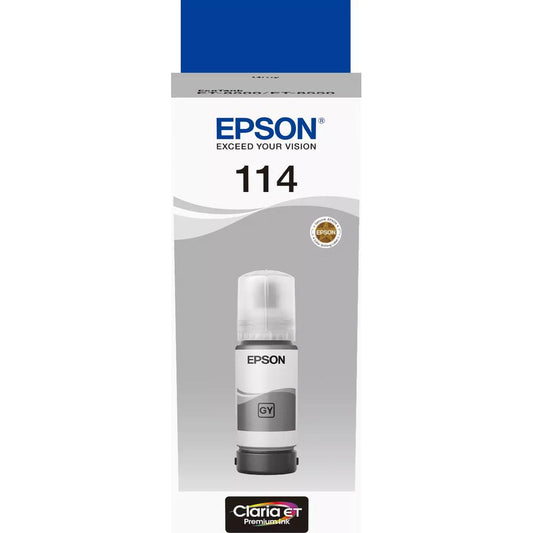 Epson Claria 114 EcoTank Premium Ink Grey Image 1