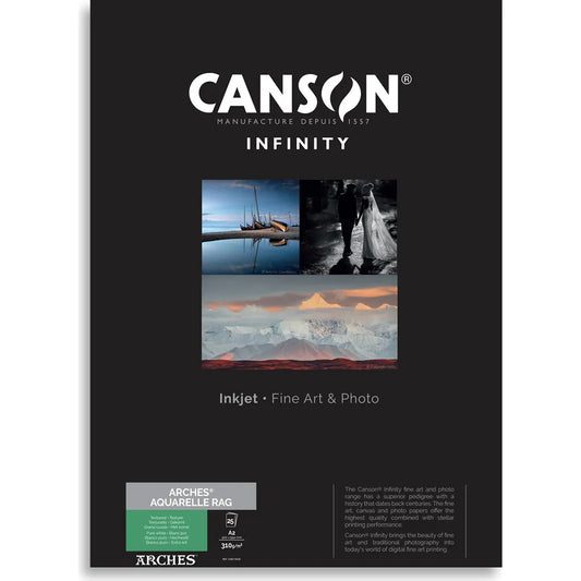 Canson Arches Aquarelle Rag 310gsm | A4 - 25 Sheets