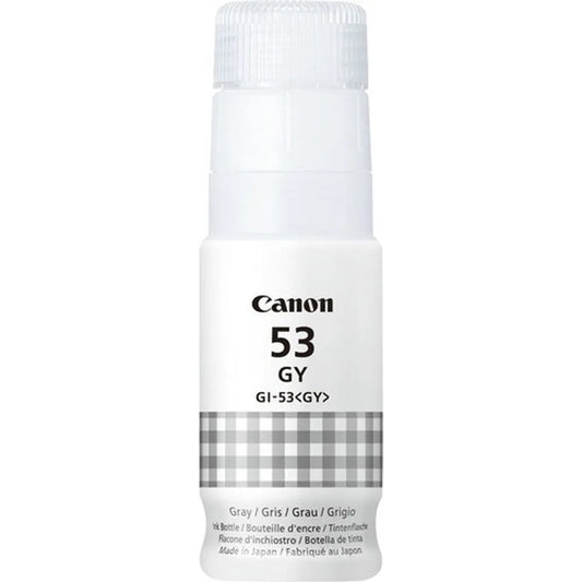 Canon GI-53GY Grey Ink Bottle for Pixma G550 / G650 MegaTank Printers