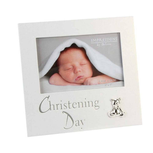 Christening Day 6X4 Pearlised Photo Frame