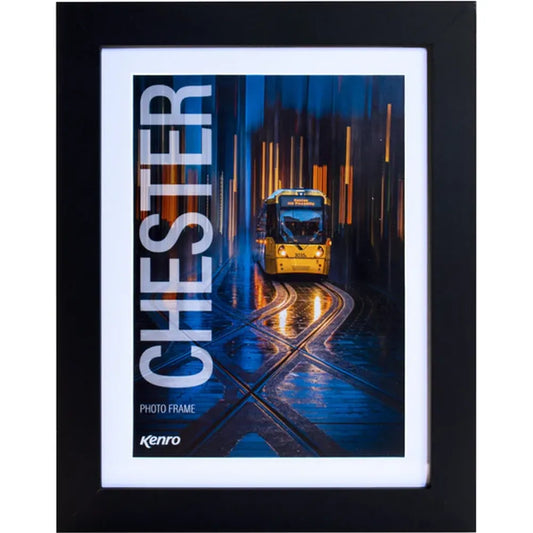 Kenro Chester 10x8 Frame with 8x6 Insert - Black