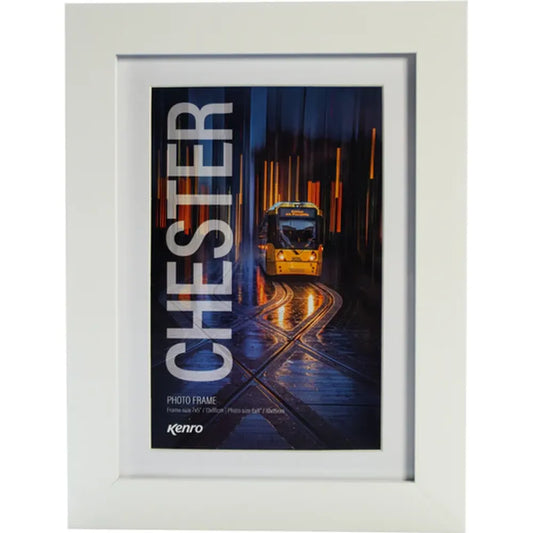 Kenro Chester 10x8 Frame with 8x6 Insert - White