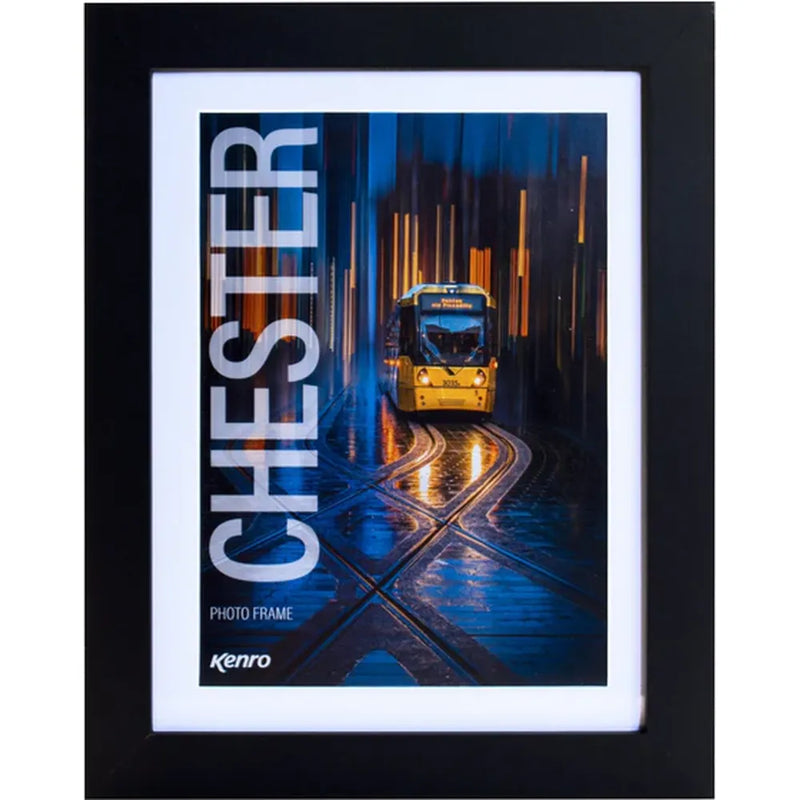 Kenro Chester 14x11 Frame with 12x8 Insert - Black