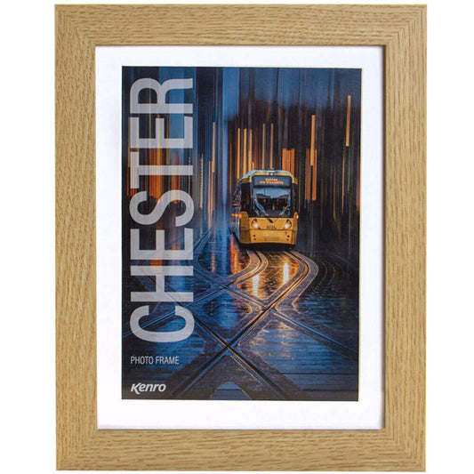 Kenro Chester A4 Frame with 9x6 Insert | Natural Image 1