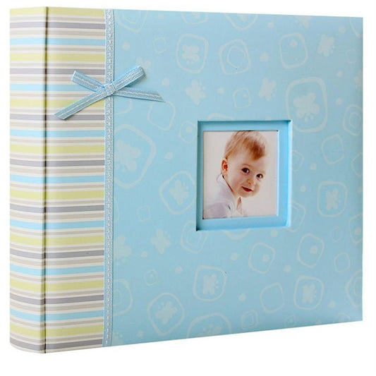 Claire Baby Blue 6x4 Photo Album 48 Photos Overall Size 8.5x10.25"