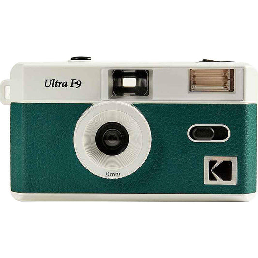 Kodak Ultra F9 35mm Camera - Dark Night Green & White Image 1