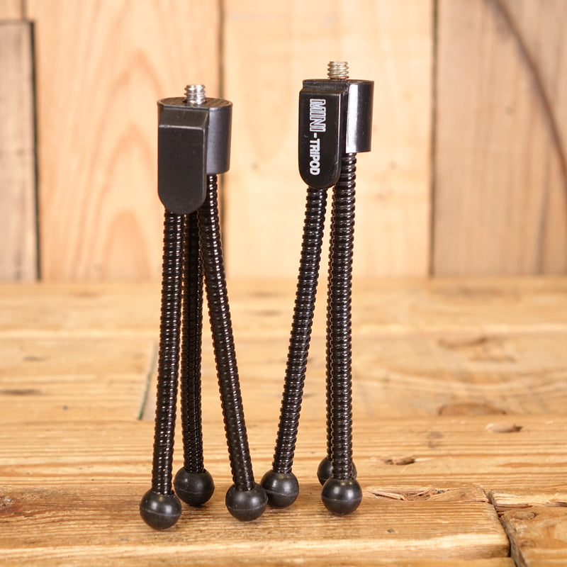 Used 2x Mini Tripod Table Tripod Tripod Small Black Universal