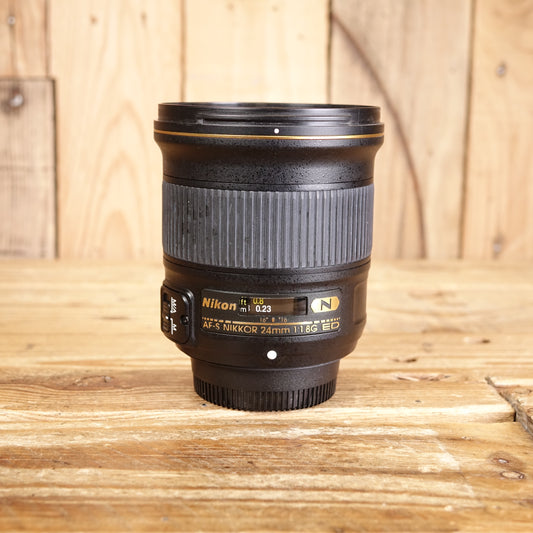 Used Nikon AF-S 24mm F1.8 G ED Lens
