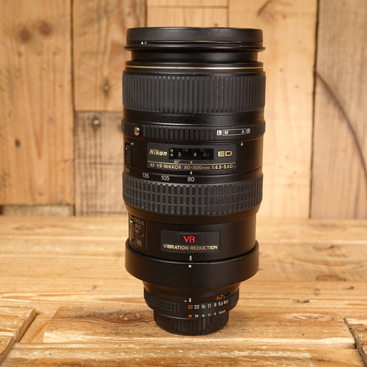 Used Nikon AF VR 80-400mm f4-5.6 D Lens