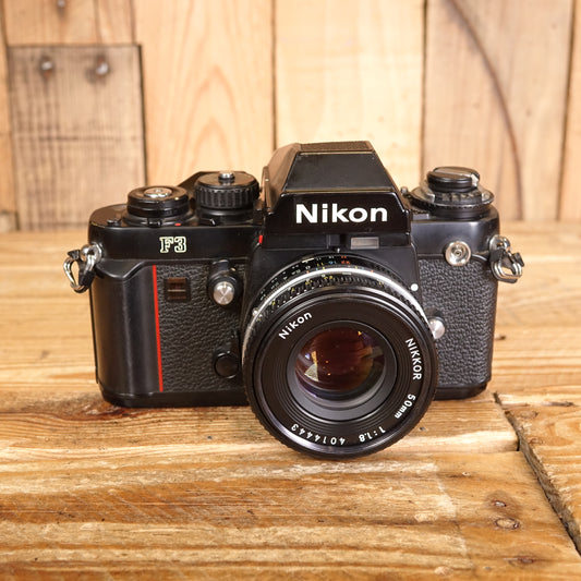 Used Nikon F3 Film Camera and 50mm f1.8 Ais Lens