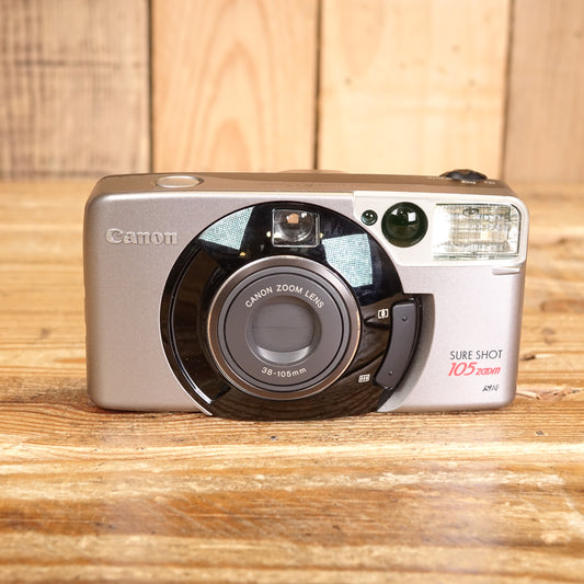 Used Canon Sureshot 105 Zoom 35mm Film Camera