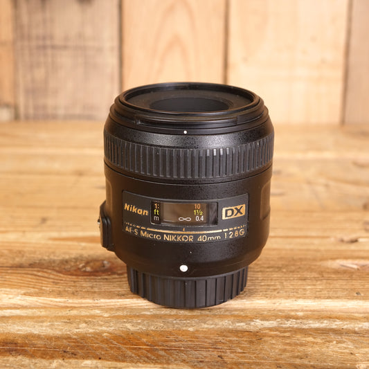 Used Nikon AF-S Micro 40mm F2.8 G Lens