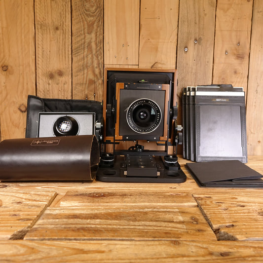 Used Charmonix 045N 5X4 Camera Body with Super Angulon 90mm F8 Lens