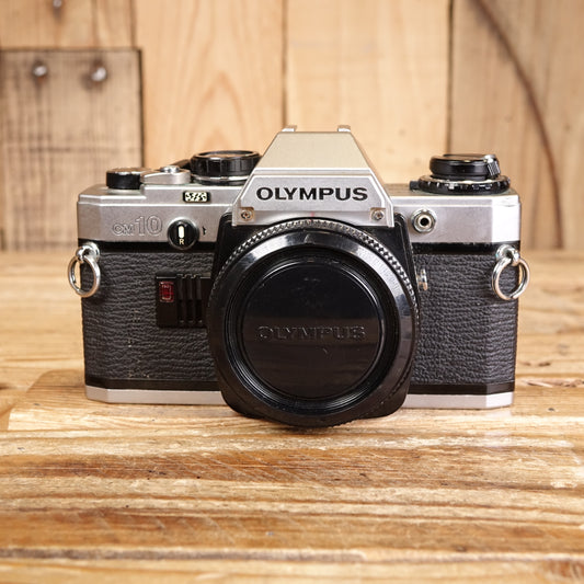 Used Olympus OM-10 Silver 35mm Film Camera Body