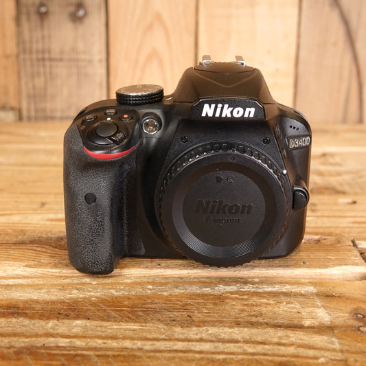 Used Nikon D3400 Black DSLR Camera Body