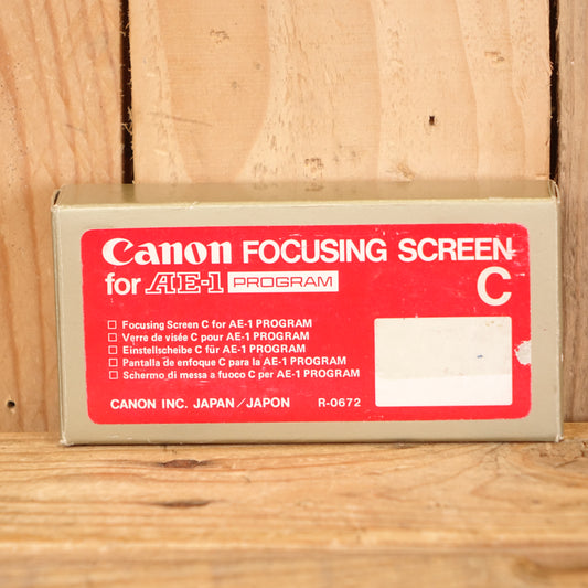 Used Canon Focusing Screen for AE-1 Program Cross Split Type C