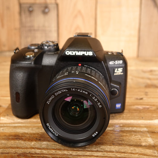 Used Olympus E-510 DSLR Camera with 14-42mm Lens