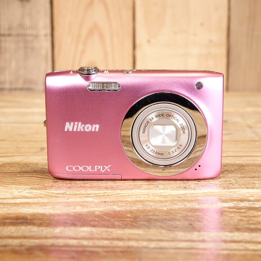 Used Nikon Coolpix S2600 Compact Camera - Pink