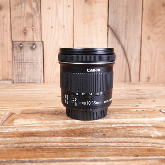Used Canon EF-S 10-18mm F4.5-5.6 IS STM Lens