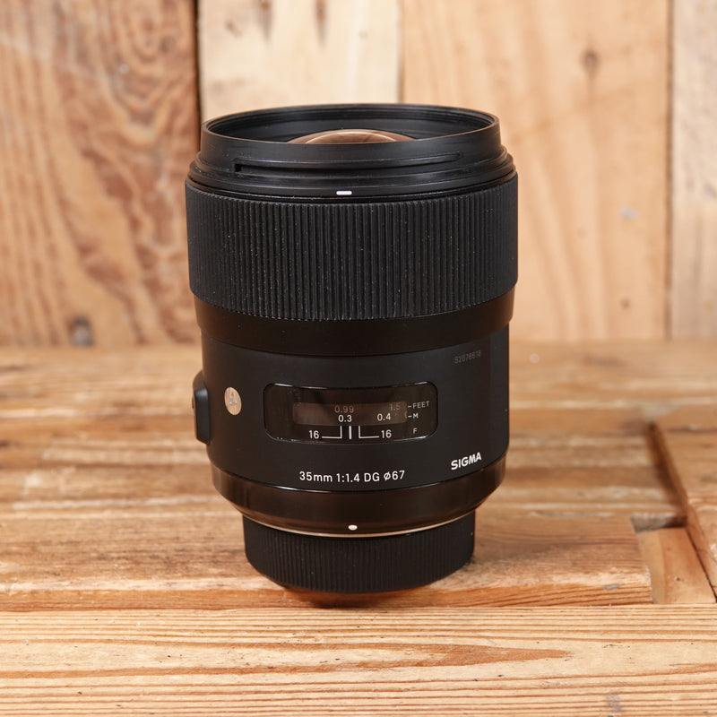 Used Sigma 35mm F1.4 DG Art Lens - Nikon Fit