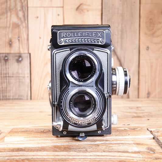 Used Rolleiflex T Type 1 Grey K8T Twin Lens Reflex Medium Format Camera