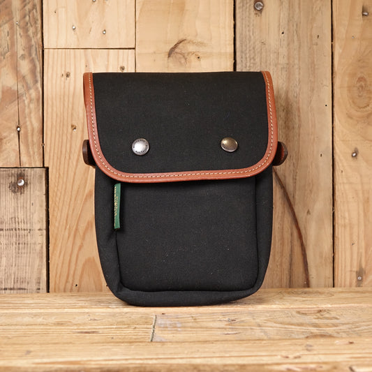 Used Billingham Delta End Pocket -Black & Tan